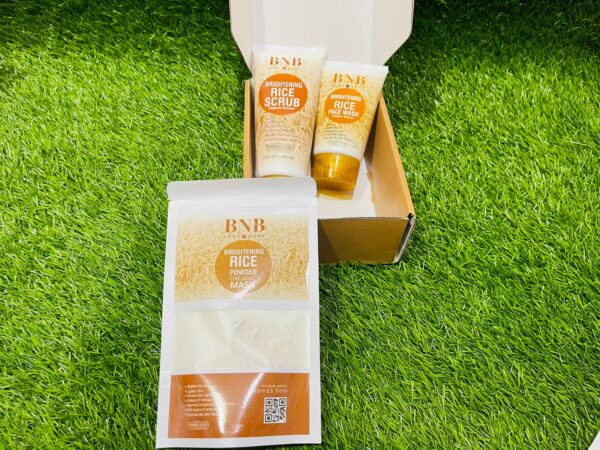 BNB Whitening Rice Organic Glow Kit - Image 3