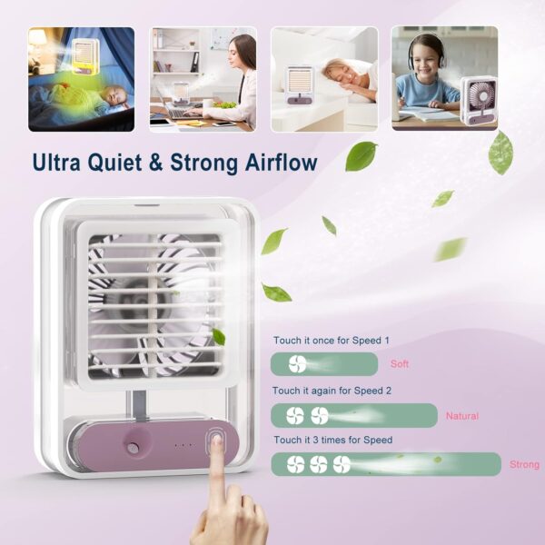 portable desktop air conditioner usb mini air cooler fan